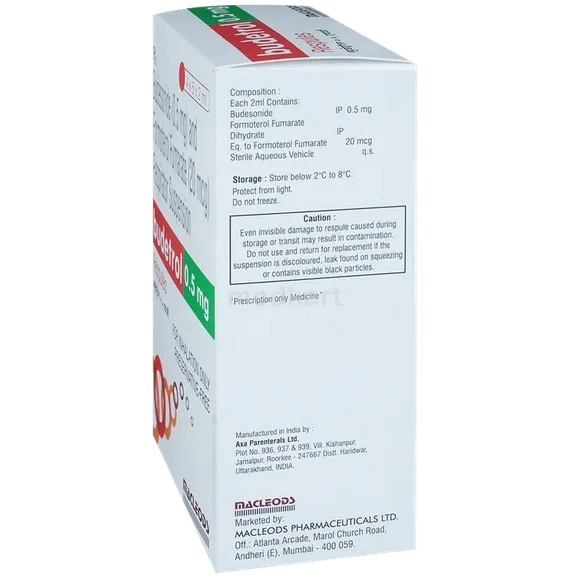 budetrol 0.5mg respules 5x2 ml